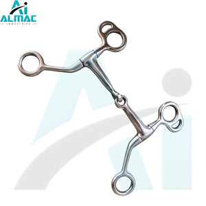Broca De Filete de puerto bajo para montar ecuestre ALMAC diseñada para un control suave y una respuesta de rienda suave, ideal para entrenar caballos jóvenes - Product Image 3