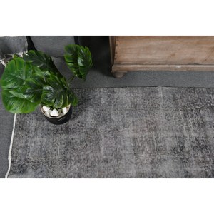 Alfombra moderna de lana gris de 4,1x7,5 pies, tejido plano turco, área grande, sala de estar alfombra para, respaldo de látex, patrón de retazos para pasillo - Product Image 3