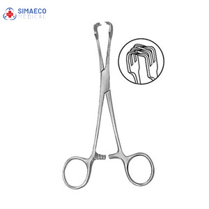 Lahey คีมจับเนื้อเยื่อ135มม. ใช้ไฟจากคู่มือเครื่องมือผ่าตัด - Product Image 1