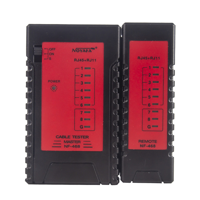 NOYAFA NF-468 Easy to Use Cost-effective Handheld Cable Continuity Tester for Network LAN Telephone Line Checker