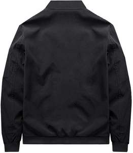 Chaqueta de bombardero de tela Taslan duradera, chaqueta de moda informal ligera y transpirable para hombre - Product Image 6