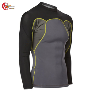 Personalizar el diseño de su propia ropa de entrenamiento Hombres Rash Guard Etiqueta privada Hombres Rash Guard - Product Image 3