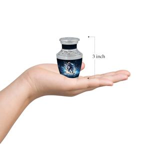 Urnes de hockey à charge glaciaire pour cendres humaines en métal pour cendres pour adultes Urne de sport de joueur de hockey funéraire personnalisée pour maman - Product Image 6