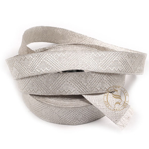 Braid Silver Polyester Masonic Lace Mylar Ceremonial Lace for Maritime Uniforms | High Quality Custom Braids and Laces - Product Image 4