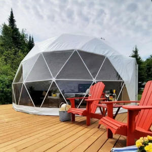 4 estaciones al aire libre jardín 4M-40m PVC bola redonda lujo Glamping geodésico desierto iglú cúpula tienda <span class=keywords><strong>casa</strong></span> - Product Image 5