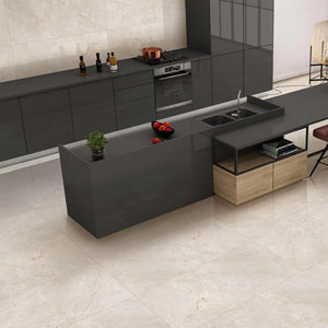 Azulejos de porcelana esmaltada antideslizante moderna de 600x1200mm SAKIO CREMA para villas, centros comerciales, escuelas y apartamentos - Product Image 1