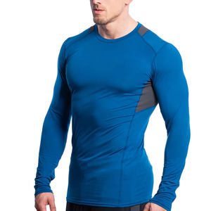 Chemise de Compression à Manches Longues pour Homme de Grande Taille, Respirant, Anti-Bactérien, Séchage Rapide, BJJ MMA, Vêtements de Sport d'Entraînement - Product Image 2