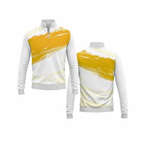 Top de entrenamiento con cremallera de cuarto profesional para hombres y mujeres, ropa deportiva para jóvenes, jersey de equipo de secado rápido - Product Image 6
