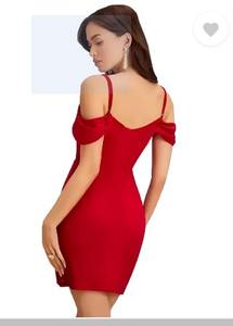 Robe décontractée d'été en coton indien fait à la main pour les femmes élégante robe de soirée de mariée à la mode écologique en vente - Product Image 2