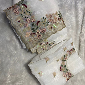 เสื้อสีขาวผ้าออแกนซ่าสไตล์บูติกสุดหรูเสื้อเบลาส์แฟนซีของเจ้าสาวชุดปาร์ตี้งานแต่งงานของผู้หญิงขายดีที่สุด - Product Image 1