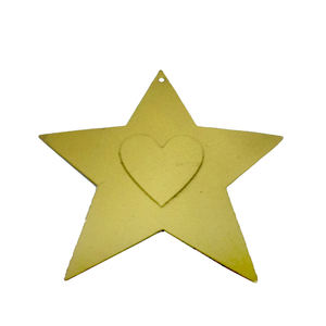 Meilleur design fer métal suspendu étoile murale décorative couleur cuivre pour la maison et la décoration de Noël ornement fait à la main en vrac - Product Image 5