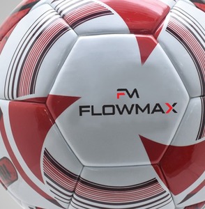 Ballon de football Flowmax Offre Spéciale à collage thermique 32 panneaux Ballon de football PU de compétition rouge et blanc 2025 - Product Image 5