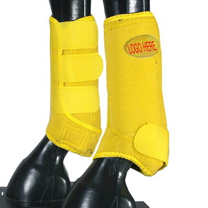 Botas de Protección para Patas de Caballo con Logotipo y Tamaño Personalizados (Nailon y Acero Inoxidable) para Patas Delanteras y Traseras - Protectores de Piernas Ecuestres - Product Image 3