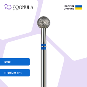 ดอกสว่านเจียรเล็บเพชรระดับมืออาชีพ ขนาด 5.0 มม. สีน้ำเงิน สำหรับการดูแลหนังกำพร้าอย่างแม่นยำ - Product Image 1