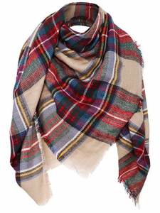 Venta al por mayor señoras bufandas de invierno sólido multi-colores colores pashmina bufanda Cachemira bufanda de moda - Product Image 4