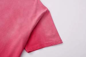 Alta calidad verano en blanco Unisex ancho cuello redondo manga corta de gran tamaño para hombre 250gsm algodón Vintage lavado ácido camiseta - Product Image 3