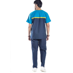 Combinaison de travail de haute qualité à col montant pour homme et femme, faible MOQ, couleur et design personnalisés, uniforme d'hôpital unisexe par BS 2026 - Product Image 4