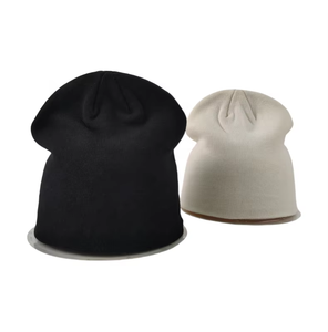 Manufacturer <b>Men</b> Plain <b>Black</b> No Cuff Gorros Jacquard <b>Beanie</b> Cap Custom All Over Logo Knitted Jacquard Fashion Winter <b>Beanie</b> - Product Image 5