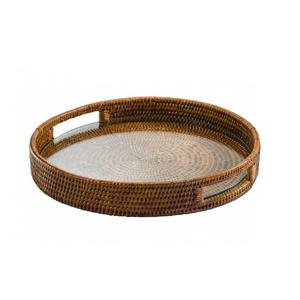 Top Tendance Brillant Plaqué Or Finition Table À Manger Décoration Alimentaire Plateau De Service Dîner Restauration Service Plateau En Métal - Product Image 2