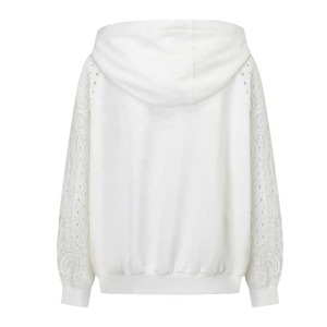 Venta al por mayor Casual manga larga ropa deportiva gota hombro Sudadera Mujer Fitness gimnasio Yoga camiseta personalizada ecológica de punto - Product Image 2