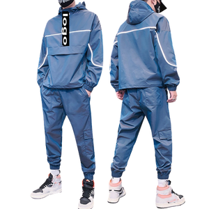 Chándal Deportivo Personalizado con Logotipo Reflectante, Ecológico, Transpirable y de Secado Rápido para Hombre, Nuevo Modelo 100% Nailon para Hombre y Mujer - Product Image 1