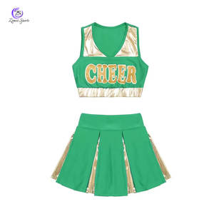 Logo personnalisé uniforme de pom-pom girl à séchage rapide uniforme de pom-pom girl professionnel de haute qualité - Product Image 4