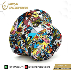 Chapeau de pêcheur hommes et femmes loisirs de plein air bassin chapeau de soleil nouveau seau chapeaux Animation créative Graffiti peint à la main - Product Image 5