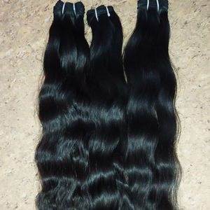 Extensions de cheveux humains indiens Remy style de vague naturelle non transformée en vrac d'Inde - Product Image 3