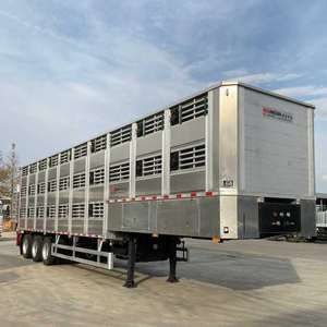 Livestock Transport Trailer for <b>Sheep</b> Cattle Pigs & Cows Live stock Transport Truck Trailer Live stock Transport Trailer - Product Image 5