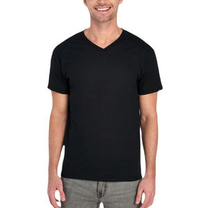 Camisetas de Cuello en V para Hombre al por Mayor, 100% Algodón, Ecológicas, Transpirables, de Secado Rápido, Lisas, Talla Grande, de Alta Calidad y Modernas - Product Image 1
