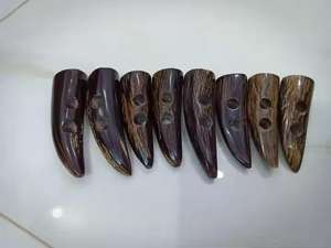 Botones de Cuerno de Búfalo para Ropa y Producto Hecho a Mano con Tamaño Personalizado con Pieza Pequeña Pulida de la India - Product Image 2