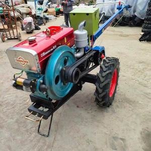 CHANCZHOU <b>Walking</b> Tractor 25HP Gear Drive 2WD Red Color Agricultural <b>Machinery</b> Engine Powered Farm Equipment - Product Image 2