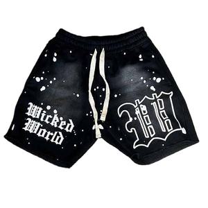 Tom Short décontracté en coton lavé à l'acide imprimé pour homme - Product Image 2