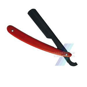 Maquinilla de afeitar de peluquero recta clásica profesional, colores personalizados, maquinillas de afeitar de garganta cortadas de alta calidad de acero inoxidable - Product Image 1