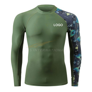 Protector de erupción de alta calidad hecho a medida para hombres último estilo logotipo OEM personalizado para hombres protectores de erupción ropa deportiva duradera de secado rápido - Product Image 3