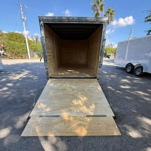 Remorque de fret fermée de qualité supérieure 7x14, système hydraulique durable avec composants de base pour remorque de tracteur - Product Image 1