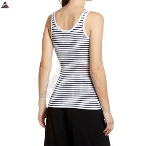 Camisetas sin Mangas Básicas Ajustadas de Alta Calidad para Mujer, Mezcla de Poliéster/Algodón, Logotipo Personalizado, Transpirables, Tallas Grandes, Ligeras, de Secado Rápido, Casuales - Product Image 2