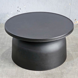 Minimalist Convertible Living Room <b>Sofa</b> <b>Table</b> 67cm Diameter PP Plastic Metal Frame Set of 2 - Product Image 6