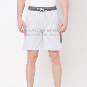 Shorts de sport décontractés pour hommes, haute qualité, best-seller, 100% coton non tissé, taille élastique, séchage rapide, respirant - Product Image 1