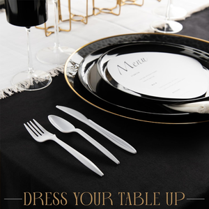 มีด ส้อม ช้อน พลาสติกกันน้ำ ย่อยสลายได้ ทนทาน เป็นมิตรกับสิ่งแวดล้อม รีไซเคิลได้ ปลอดภัยสำหรับอาหาร - Product Image 5