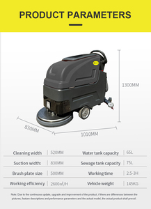 소형 고효율 핸드 푸시 및 자체 추진 워크 비하인드 바닥 수세미 건조기 장시간 실행 전기 바닥 세척기 - Product Image 5