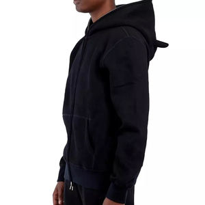 Custom Made 100% Cotton Unisex Oversized Blank Sweatshirt Men Full <b>Zip</b> <b>up</b> Hoodie with Devil Horn - Product Image 4