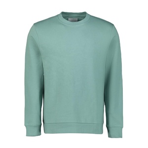 Sweat-shirt en molleton à col rond personnalisé 100% coton Épais GSM Sérigraphie Teint uni pour hommes en hiver - Product Image 1