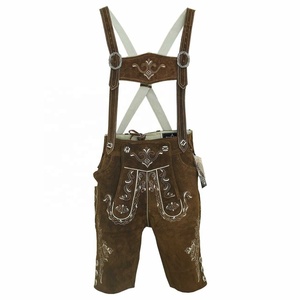Lederhosen traditionnels pour hommes, vente en gros, Lederhosen Trachten Oktoberfest, Lederhose bavaroise courte - Product Image 3