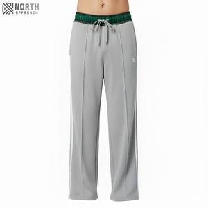 Wholesale Manufacturer Double Waist Wide Leg Sweatpants Side Stripped <b>Pants</b> <b>Men</b> Track <b>Sweat</b> <b>Pants</b> Work Trousers Winter Trousers - Product Image 4