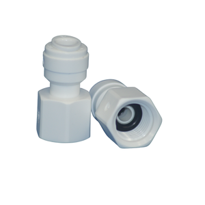 White Plastic <b>Quick</b> <b>Connector</b> 1 In Female Adaptor for Water Filter Parts Household Use - Product Image 5