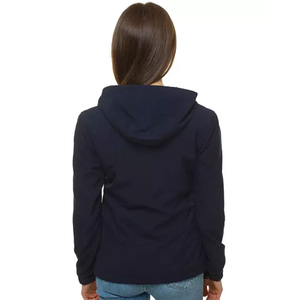 Manteau à capuche chaud fabriqué en usine veste souple pour femmes vestes Softshell léger randonnée course fermeture éclair vestes Softshell - Product Image 6