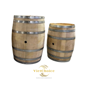 Baril à vin en chêne de haute qualité et durable, bains de glace pour whisky, rayé, 200L/300L/500L, style américain, cadeau d'affaires, usage domestique, VIETCHOICE - Product Image 5