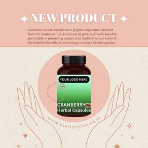 Cápsulas de hierbas de arándano Suplemento personalizable de etiqueta privada para adultos y adolescentes Bienestar natural Apoyo inmunológico Salud - Product Image 4