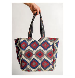 Haute sur demande meilleure offre Sheeltex (Inde) femmes fait à la main moderne Polyester coton sac à main deux poignées pour faire du shopping bon prix - Product Image 2